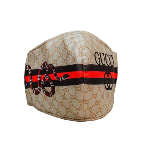 gucci face mask with snake